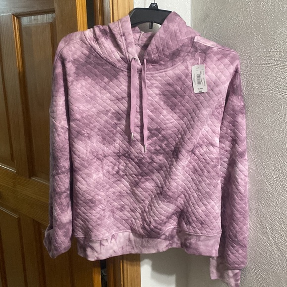 LuLaRoe Julia Dress+Tie dye sweatshirt XXL+stretch💜glitz bracelet 3”w - Picture 3 of 17